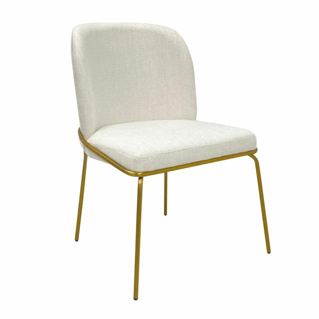 Silla de Comedor Scratch: Diseño minimalista con estructura de acero