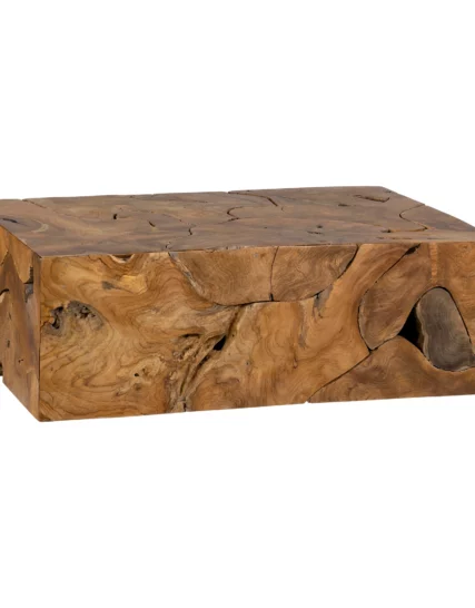 Mesa de Centro Vorágine Brown: Diseño inspirado en la corteza de madera