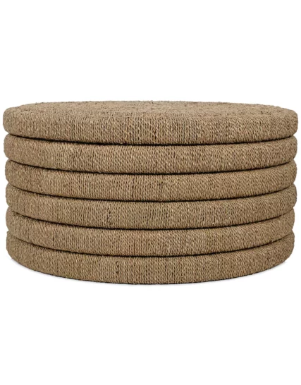 Mesa Junco de Centro: Mesa de centro rústica y bohemia